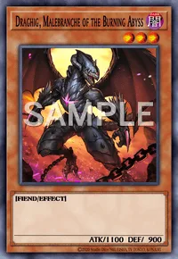 Draghig, Malebranche of the Burning Abyss, Yu-Gi-Oh! card, DARK