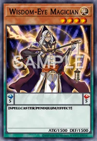 Wisdom-Eye Magician, Yu-Gi-Oh! card, LIGHT