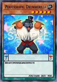Performapal Drummerilla, Yu-Gi-Oh! card, EARTH