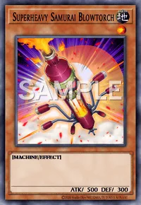 Superheavy Samurai Blowtorch, Yu-Gi-Oh! card, EARTH