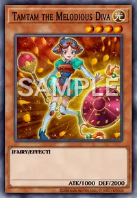 Tamtam the Melodious Diva, Yu-Gi-Oh! card, LIGHT