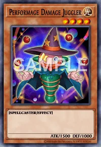 Performage Damage Juggler, Yu-Gi-Oh! card, LIGHT