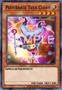 Performage Trick Clown, Yu-Gi-Oh! card, LIGHT