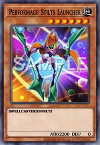 Performage Stilts Launcher, Yu-Gi-Oh! card, EARTH