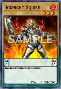 Igknight Squire, Yu-Gi-Oh! card, FIRE