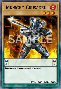Igknight Crusader, Yu-Gi-Oh! card, FIRE