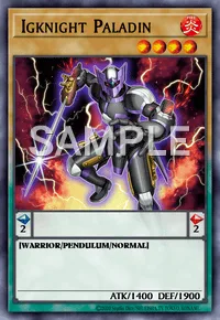 Igknight Paladin, Yu-Gi-Oh! card, FIRE