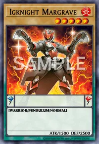 Igknight Margrave, Yu-Gi-Oh! card, FIRE