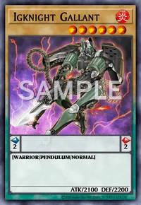 Igknight Gallant, Yu-Gi-Oh! card, FIRE