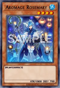 Aromage Rosemary, Yu-Gi-Oh! card, WATER
