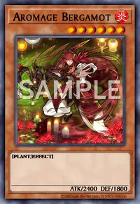 Aromage Bergamot, Yu-Gi-Oh! card, FIRE