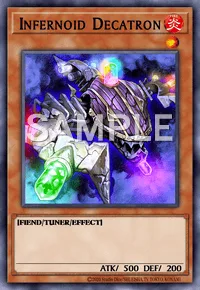 Infernoid Decatron, Yu-Gi-Oh! card, FIRE