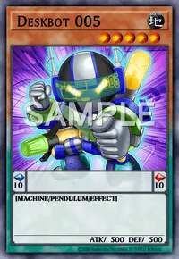 Deskbot 005, Yu-Gi-Oh! card, EARTH