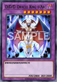 D/D/D Oracle King d'Arc, Yu-Gi-Oh! card, DARK