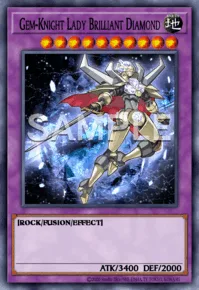 Gem-Knight Lady Brilliant Diamond, Yu-Gi-Oh! card, EARTH