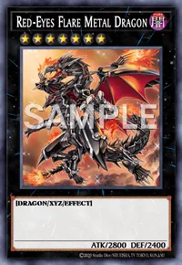 Red-Eyes Flare Metal Dragon, Yu-Gi-Oh! card, DARK