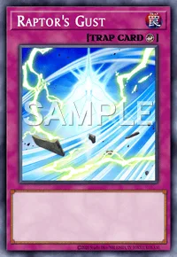 Raptor's Gust, Yu-Gi-Oh! card, TRAP