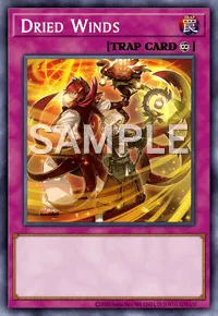 Dried Winds, Yu-Gi-Oh! card, TRAP
