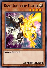 Dwarf Star Dragon Planeter, Yu-Gi-Oh! card, LIGHT