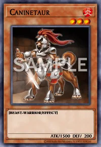 Caninetaur, Yu-Gi-Oh! card, FIRE