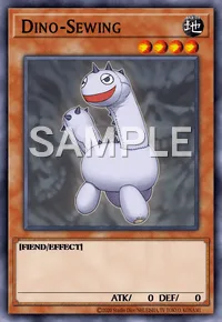 Dino-Sewing, Yu-Gi-Oh! card, EARTH