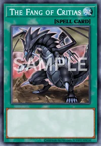 The Fang of Critias, Yu-Gi-Oh! card, SPELL