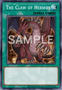 The Claw of Hermos, Yu-Gi-Oh! card, SPELL