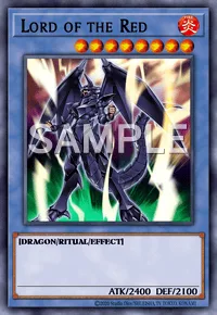 Lord of the Red, Yu-Gi-Oh! card, FIRE