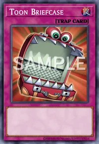 Toon Briefcase, Yu-Gi-Oh! card, TRAP
