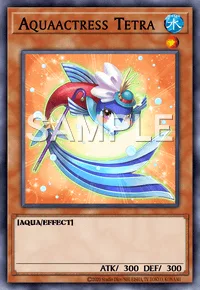 Aquaactress Tetra, Yu-Gi-Oh! card, WATER