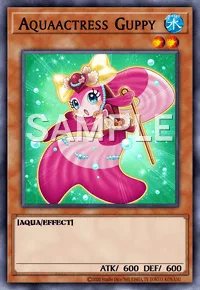 Aquaactress Guppy, Yu-Gi-Oh! card, WATER