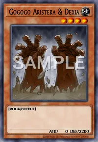 Gogogo Aristera & Dexia, Yu-Gi-Oh! card, EARTH
