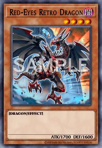 Red-Eyes Retro Dragon, Yu-Gi-Oh! card, DARK