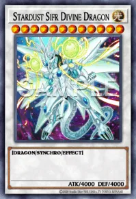 Stardust Sifr Divine Dragon, Yu-Gi-Oh! card, LIGHT