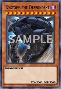 Dystopia the Despondent, Yu-Gi-Oh! card, DARK