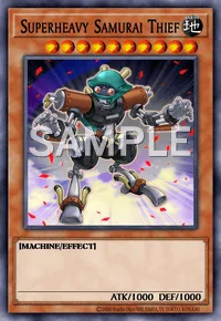 Superheavy Samurai Thief, Yu-Gi-Oh! card, EARTH