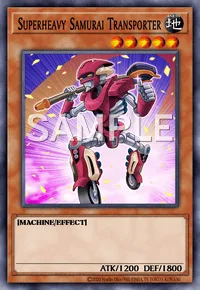 Superheavy Samurai Transporter, Yu-Gi-Oh! card, EARTH