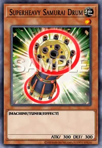 Superheavy Samurai Drum, Yu-Gi-Oh! card, EARTH