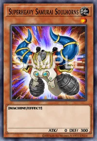 Superheavy Samurai Soulhorns, Yu-Gi-Oh! card, EARTH