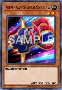 Superheavy Samurai Soulclaw, Yu-Gi-Oh! card, EARTH