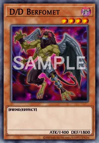 D/D Berfomet, Yu-Gi-Oh! card, DARK