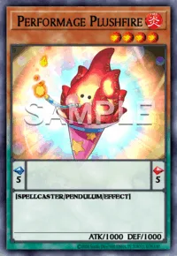 Performage Plushfire, Yu-Gi-Oh! card, FIRE