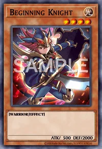 Beginning Knight, Yu-Gi-Oh! card, LIGHT