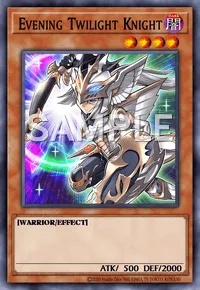 Evening Twilight Knight, Yu-Gi-Oh! card, DARK