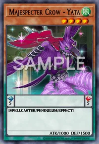 Majespecter Crow - Yata, Yu-Gi-Oh! card, WIND