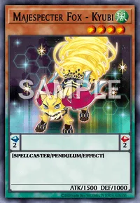 Majespecter Fox - Kyubi, Yu-Gi-Oh! card, WIND