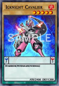 Igknight Cavalier, Yu-Gi-Oh! card, FIRE
