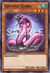 Graydle Cobra, Yu-Gi-Oh! card, WATER