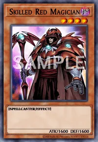 Skilled Red Magician, Yu-Gi-Oh! card, DARK