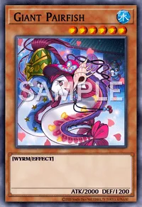 Giant Pairfish, Yu-Gi-Oh! card, WATER
